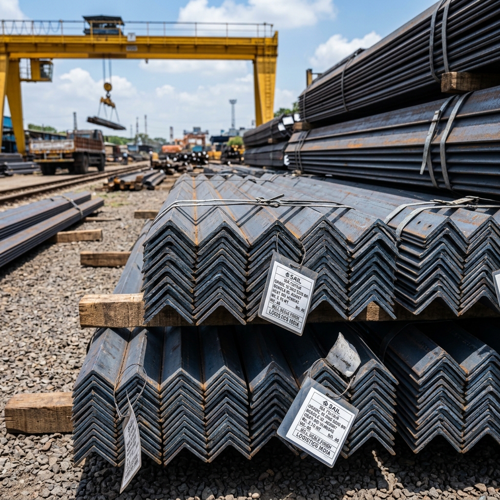 High tensile IS 2062 Grade Mild Steel Angle stockist and supplier - MS-ANGLE